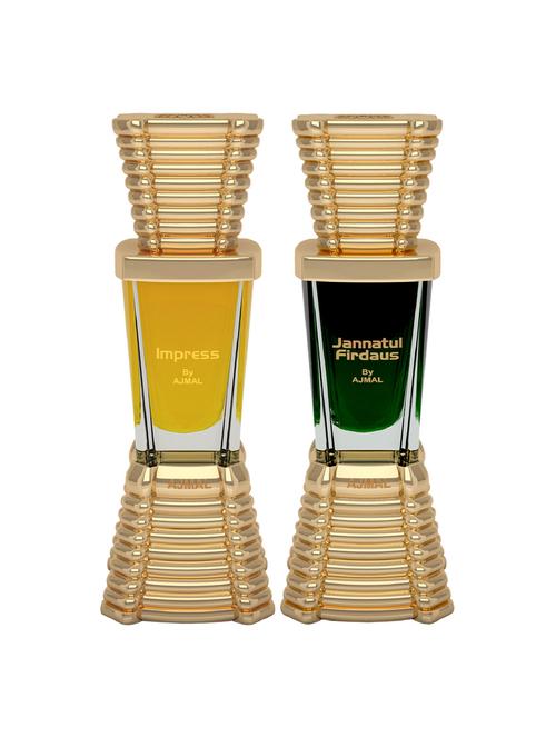 ajmal impress cp 10ml for men and jannatul firdaus cp 10ml for unisex + 2 parfum testers free - 17147243 - Very Small Image - 1