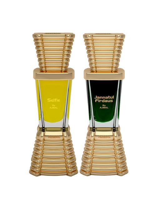 ajmal selfie cp 10ml for men and jannatul firdaus cp 10ml for unisex + 2 parfum testers free - 17147244 - Very Small Image - 1