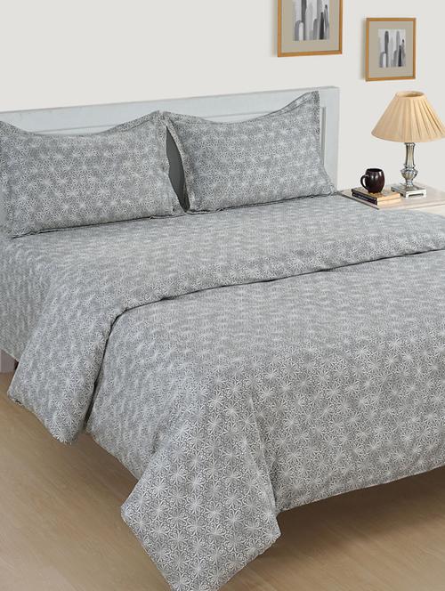 cotton double bed sheet with 2 pillow cover - 17147775 - Very Small Image - 1