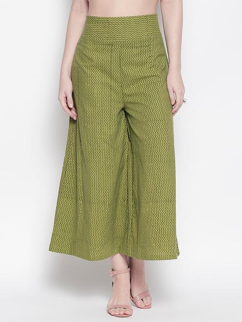 green cotton trousers - 17148456 - Very Small Image - 1