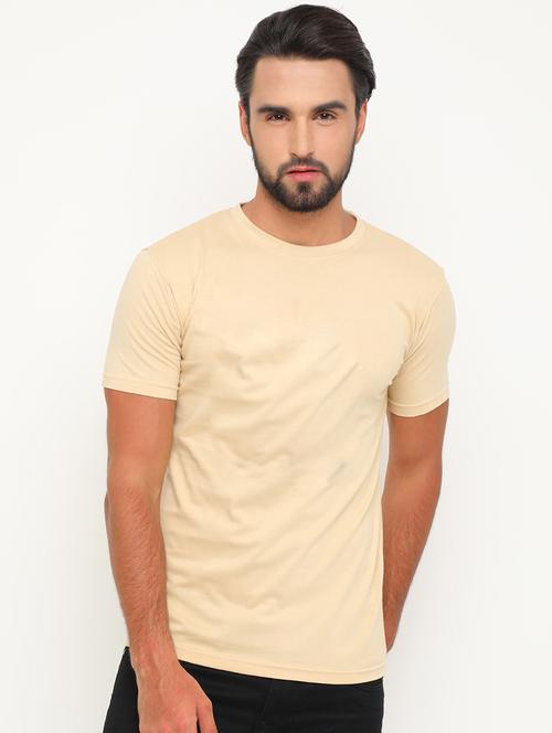 men solid round neck t-shirt - 17148891 - Very Small Image - 1