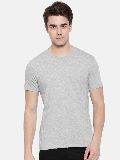 grey solid t-shirt - 17148896 - Very Small Image - 1