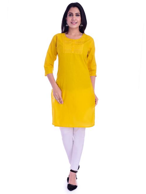 embroidered straight kurta - 17149344 - Very Small Image - 1