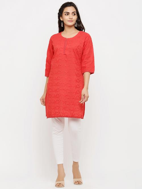 embroidered straight kurta - 17149385 - Very Small Image - 1