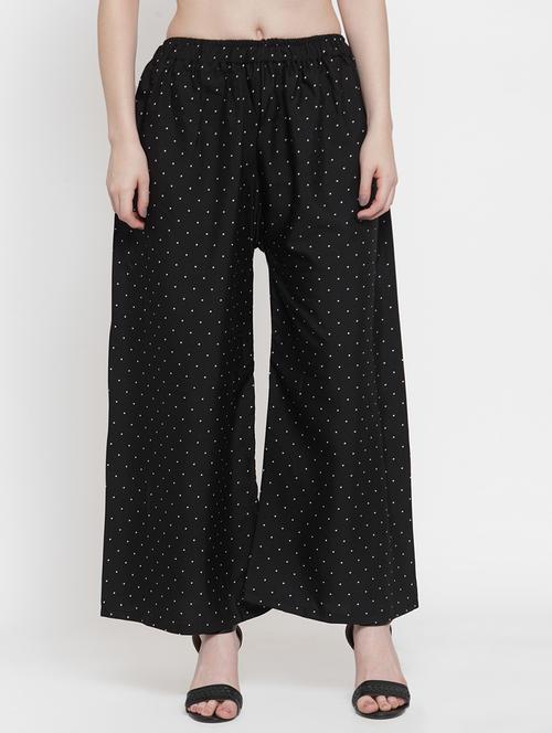 polka dot flared palazzo - 17149870 - Very Small Image - 1