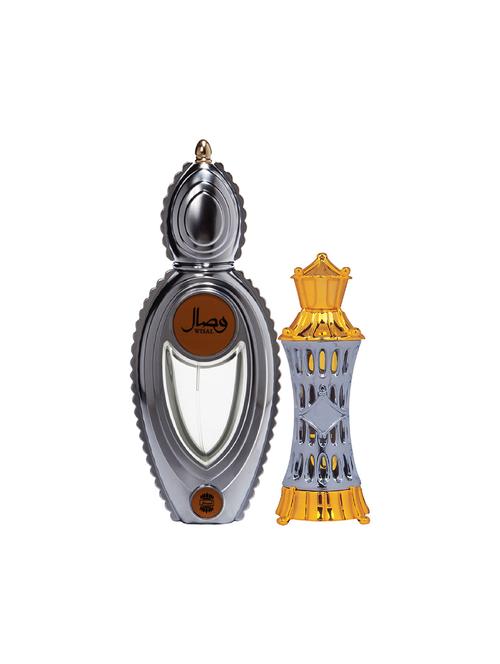 ajmal wisal edp musky 50ml for women and mizyaan cp musky alcohol-free attar 14ml for unisex + 2 parfum testers free - 17150345 - Very Small Image - 1