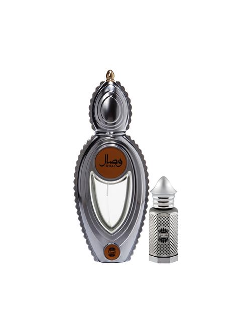 ajmal wisal edp musky 50ml for women and asher cp alcohol-free attar 12ml for unisex + 2 parfum testers free - 17150376 - Very Small Image - 1