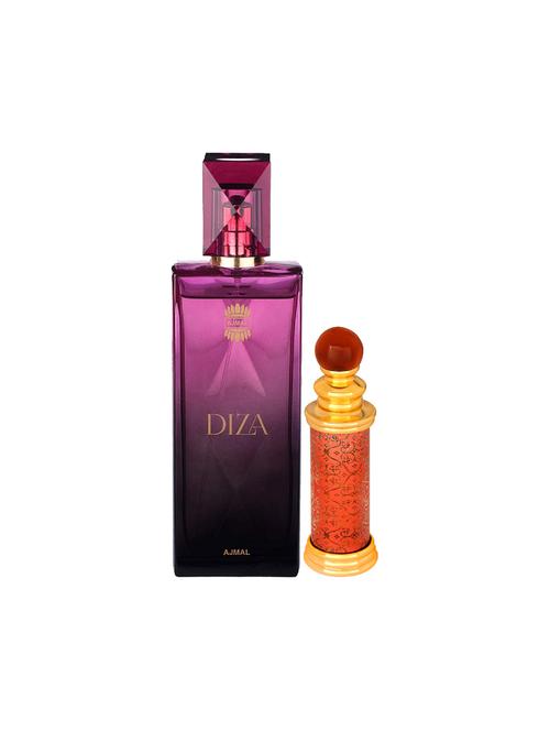 ajmal diza edp 100ml for women and classic oud cp oudh alcohol-free attar 10ml for unisex + 2 parfum testers free - 17150464 - Very Small Image - 1