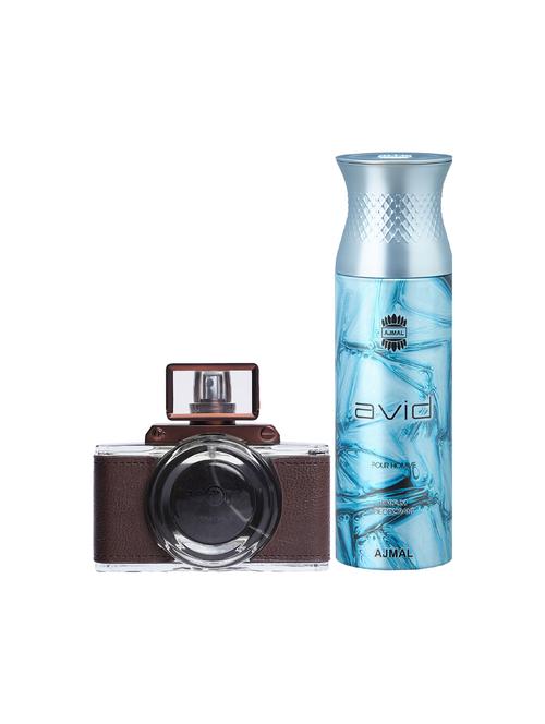 maryaj zoom pour homme edp spicy 100ml for men and ajmal avid homme deodorant 200ml for men + 2 parfum testers free - 17151055 - Very Small Image - 1