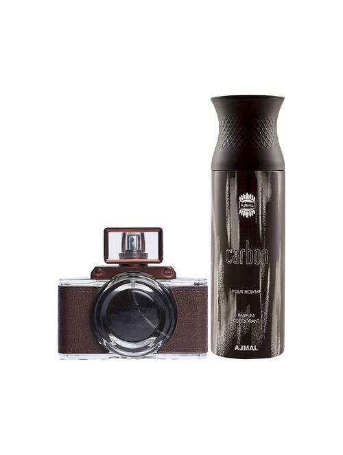 maryaj zoom pour homme edp spicy 100ml for men and ajmal carbon homme deodorant spicy 200ml for men + 2 parfum testers free - 17151125 - Very Small Image - 1