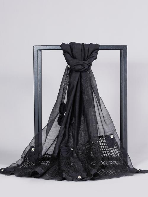 solid banarasi dupatta - 17151381 - Very Small Image - 1