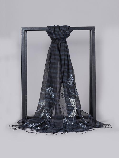self design banarasi dupatta - 17151407 - Very Small Image - 1