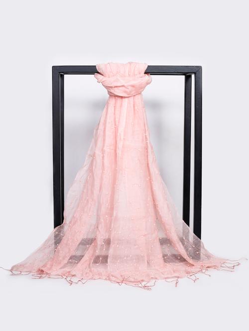 embellished solid dupatta - 17151439 - Very Small Image - 1