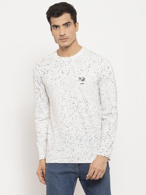 white printed t-shirt - 17151577 - Very Small Image - 1