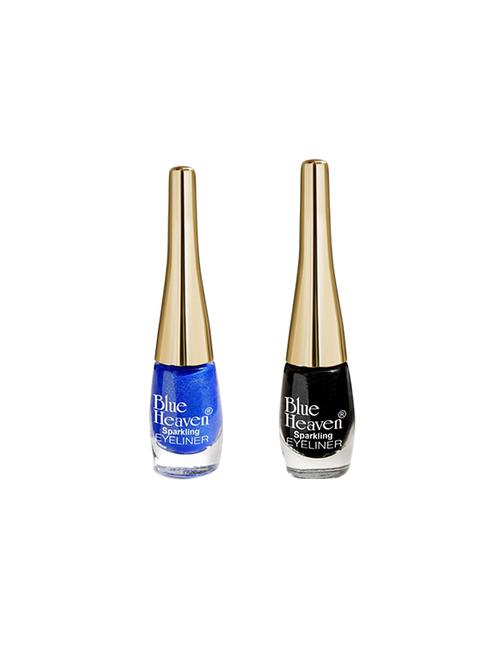 blue heaven pack of 2 sparkling eyeliner shade(blue,black) - 17151593 - Very Small Image - 1