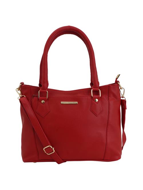 red leatherette (pu) handbag - 17153502 - Very Small Image - 1