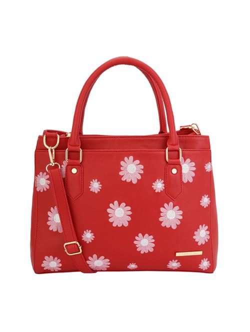 red leatherette (pu) handbag - 17153528 - Very Small Image - 1