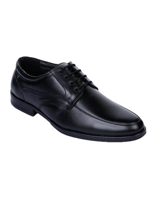 black leather laceup derbies - 17153919 - Very Small Image - 1