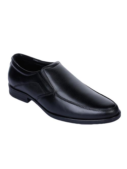 black leather slip on ons - 17153953 - Very Small Image - 1