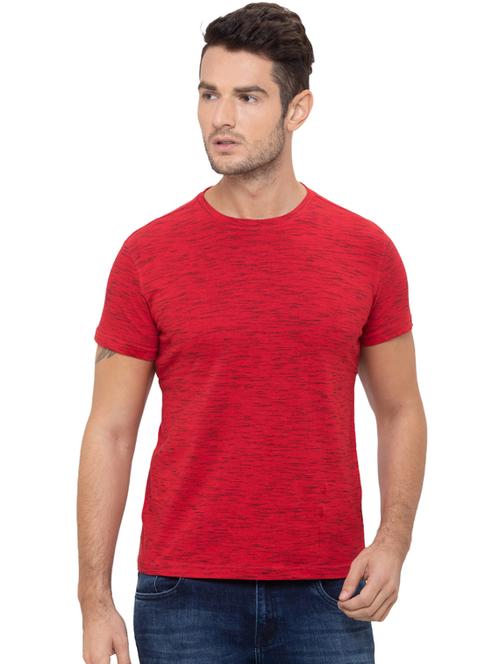 red melange t-shirt - 17154947 - Very Small Image - 1