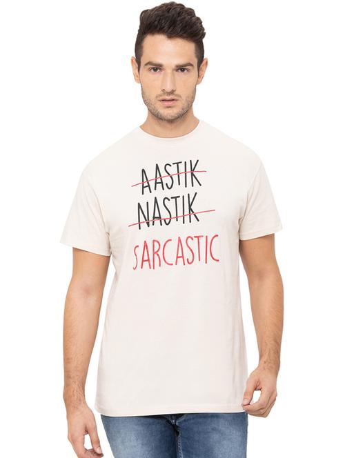 off white typographic chest print t-shirt - 17154997 - Very Small Image - 1