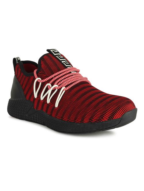 red lace up sport shoes - 17155136 - Very Small Image - 1