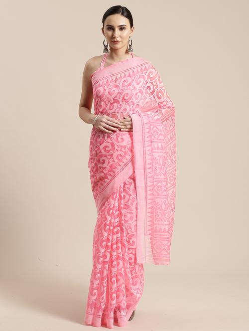 self printed saree with blouse - 17157915 - Very Small Image - 1