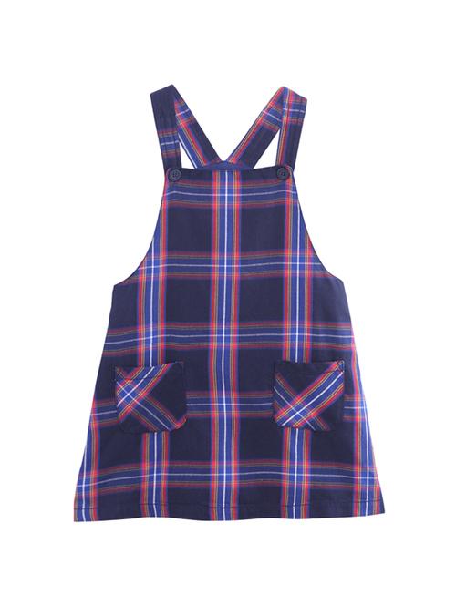 checkered cotton frock - 17159241 - Very Small Image - 1