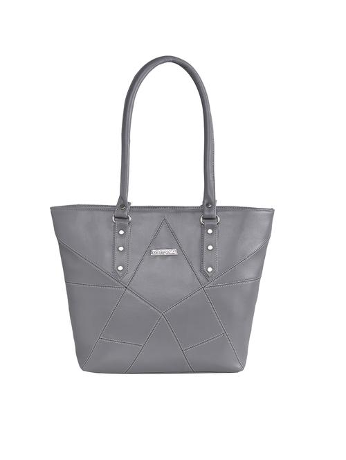 grey leatherette (pu) handbag - 17159602 - Very Small Image - 1