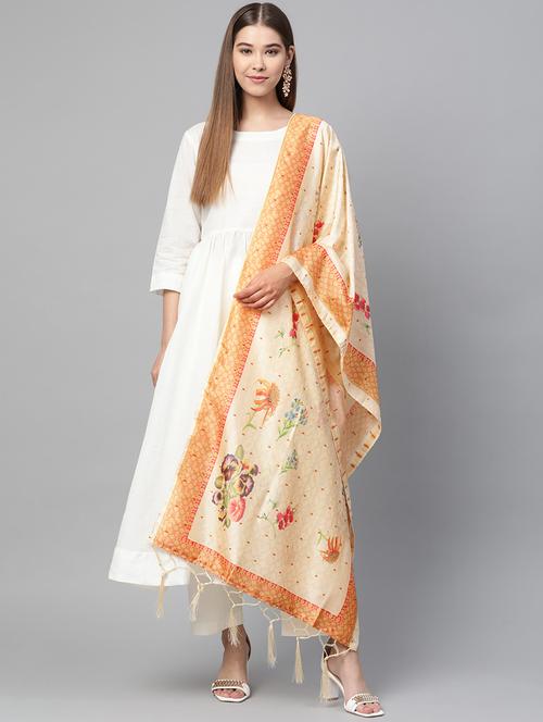 floral printed dupatta - 17159902 - Very Small Image - 1