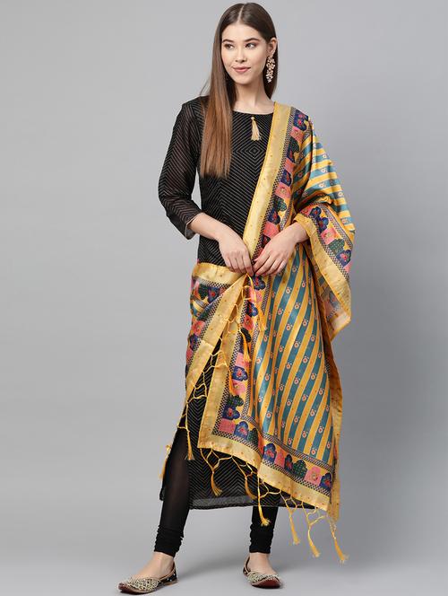 floral printed dupatta - 17159914 - Very Small Image - 1