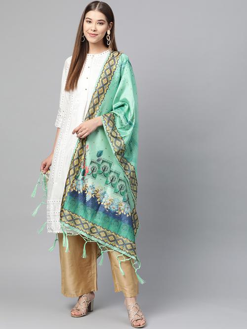 floral printed dupatta - 17159921 - Very Small Image - 1