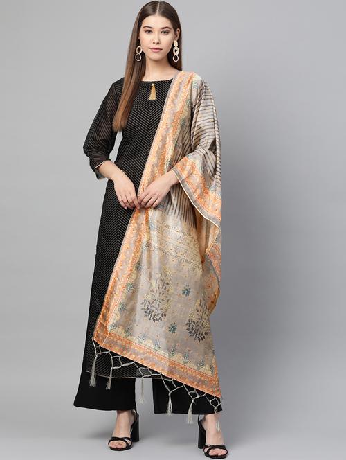 floral printed dupatta - 17159933 - Very Small Image - 1