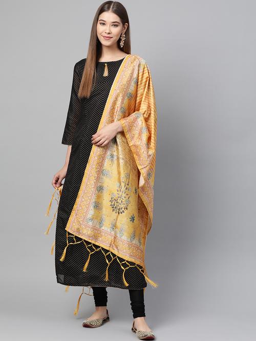 floral printed dupatta - 17159934 - Very Small Image - 1