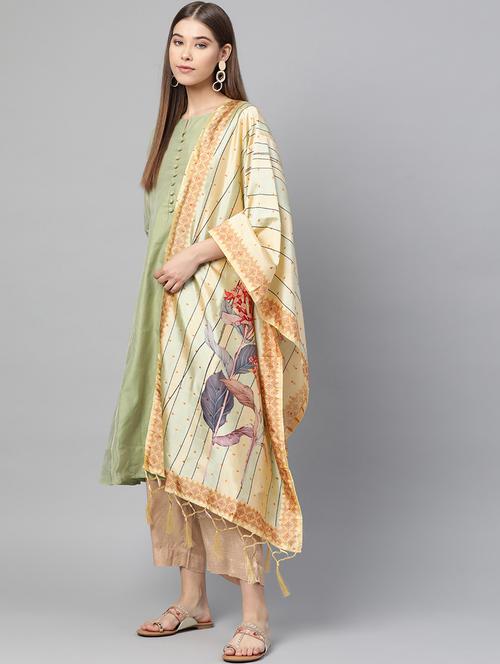floral printed dupatta - 17159954 - Very Small Image - 1