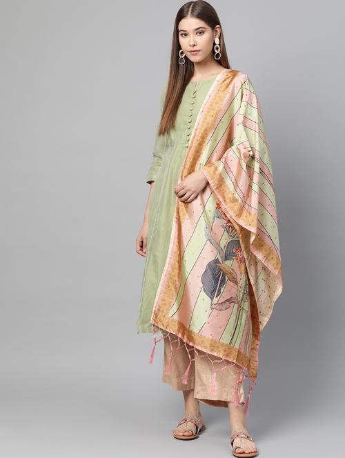 floral printed dupatta - 17159955 - Very Small Image - 1