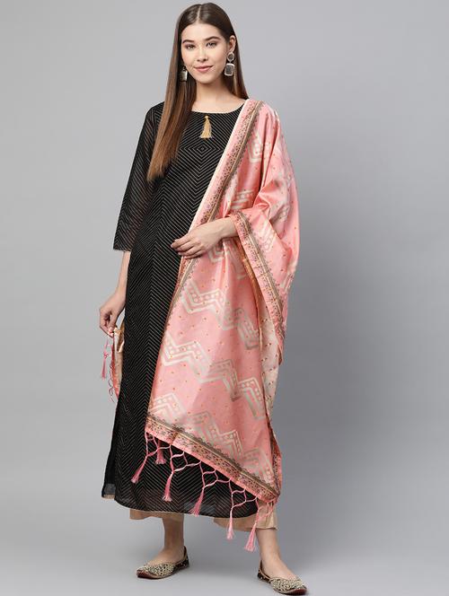 chevron printed dupatta - 17159960 - Very Small Image - 1