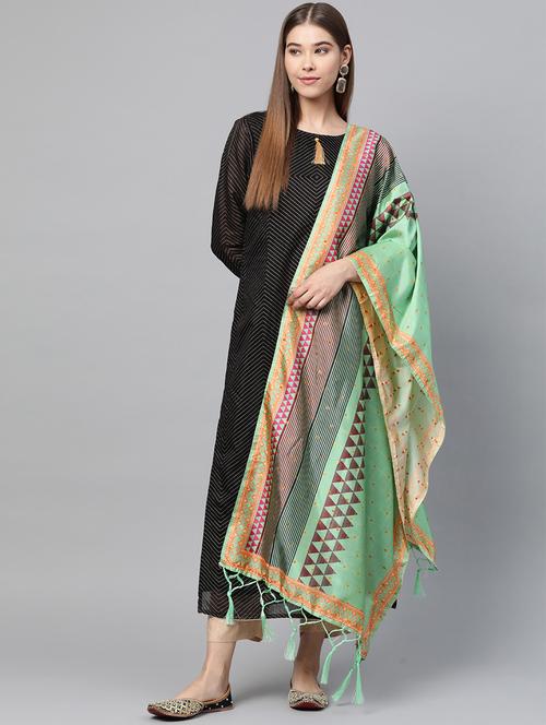 self design printed dupatta - 17159961 - Very Small Image - 1