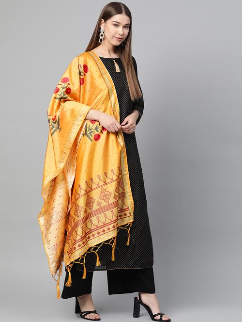 floral printed dupatta - 17159969 - Very Small Image - 1