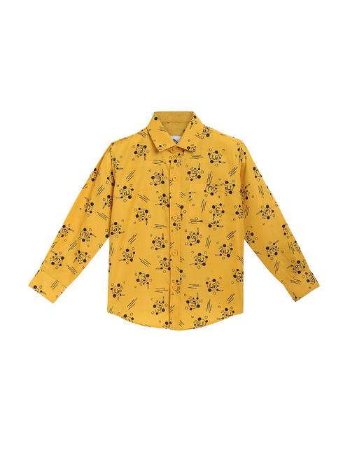 yellow cotton shirt - 17160105 - Very Small Image - 1