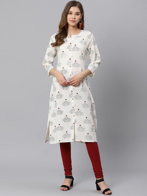 typography straight kurta - 17160846 - Very Small Image - 1