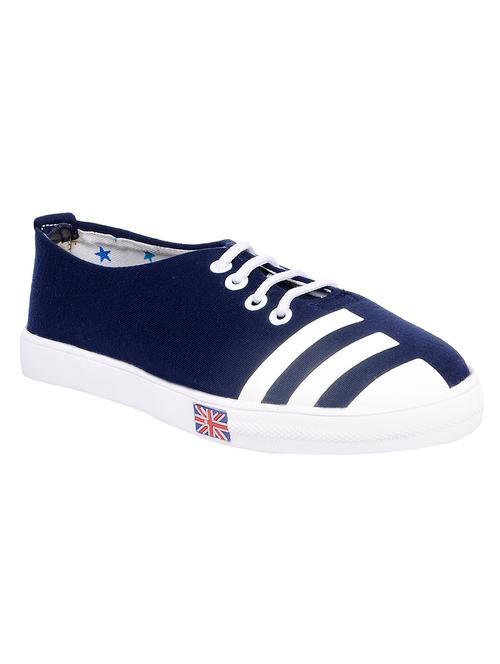 blue lace-up casual shoes - 17161124 - Very Small Image - 1