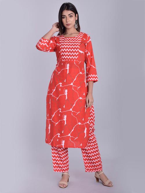 abstract kurta palazzo set - 17161281 - Very Small Image - 1