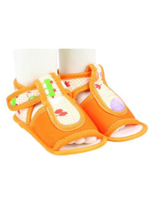 orange fabric sandals & floater - 17162003 - Very Small Image - 1