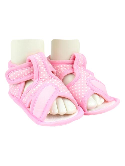 pink fabric sandals & floater - 17162007 - Very Small Image - 1