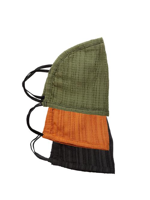 multi colored cotton anti-pollution women mask (pack of 4) - 17163564 - Very Small Image - 1