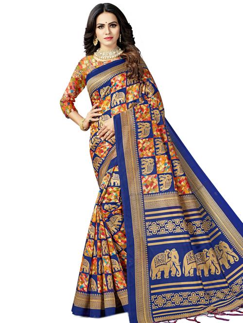 abstract woven saree - 17164436 - Very Small Image - 1