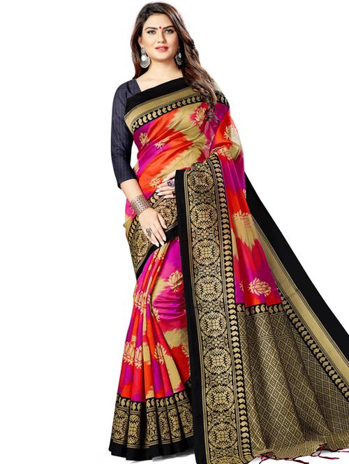 chevron woven saree - 17164437 - Very Small Image - 1