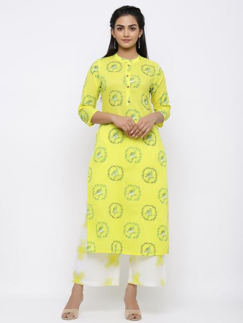 conversational kurta palazzo set - 17164632 - Very Small Image - 1