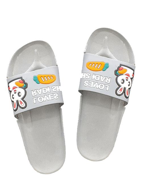 grey rubber slippers & flip flop - 17165539 - Very Small Image - 1